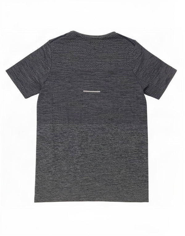 Asics Mens T-Shirt Top Medium Navy Blue Flecked