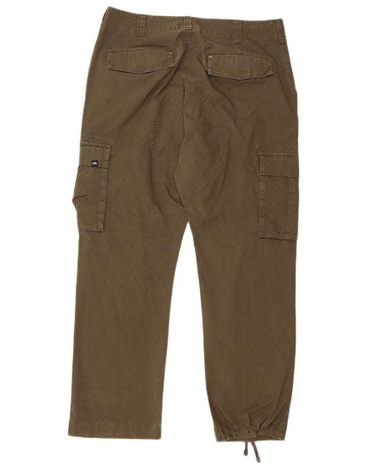 Pantaloni cargo drepti pentru femei NIKE L34 L27 bumbac kaki