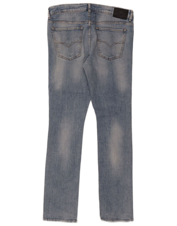 Blugi skinny pentru bărbați Guess W33 L32 Bumbac albastru