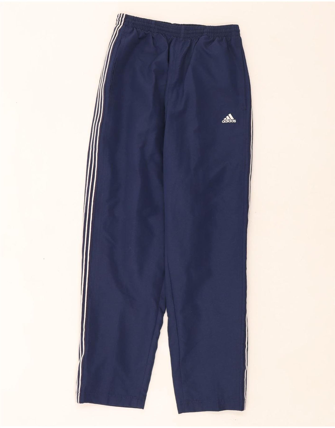 Pantaloni de trening Adidas băieți 11-12 ani poliester bleumarin