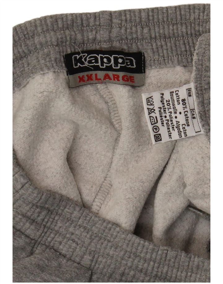 KAPPA Mens Tracksuit Trousers 2XL  Grey Cotton