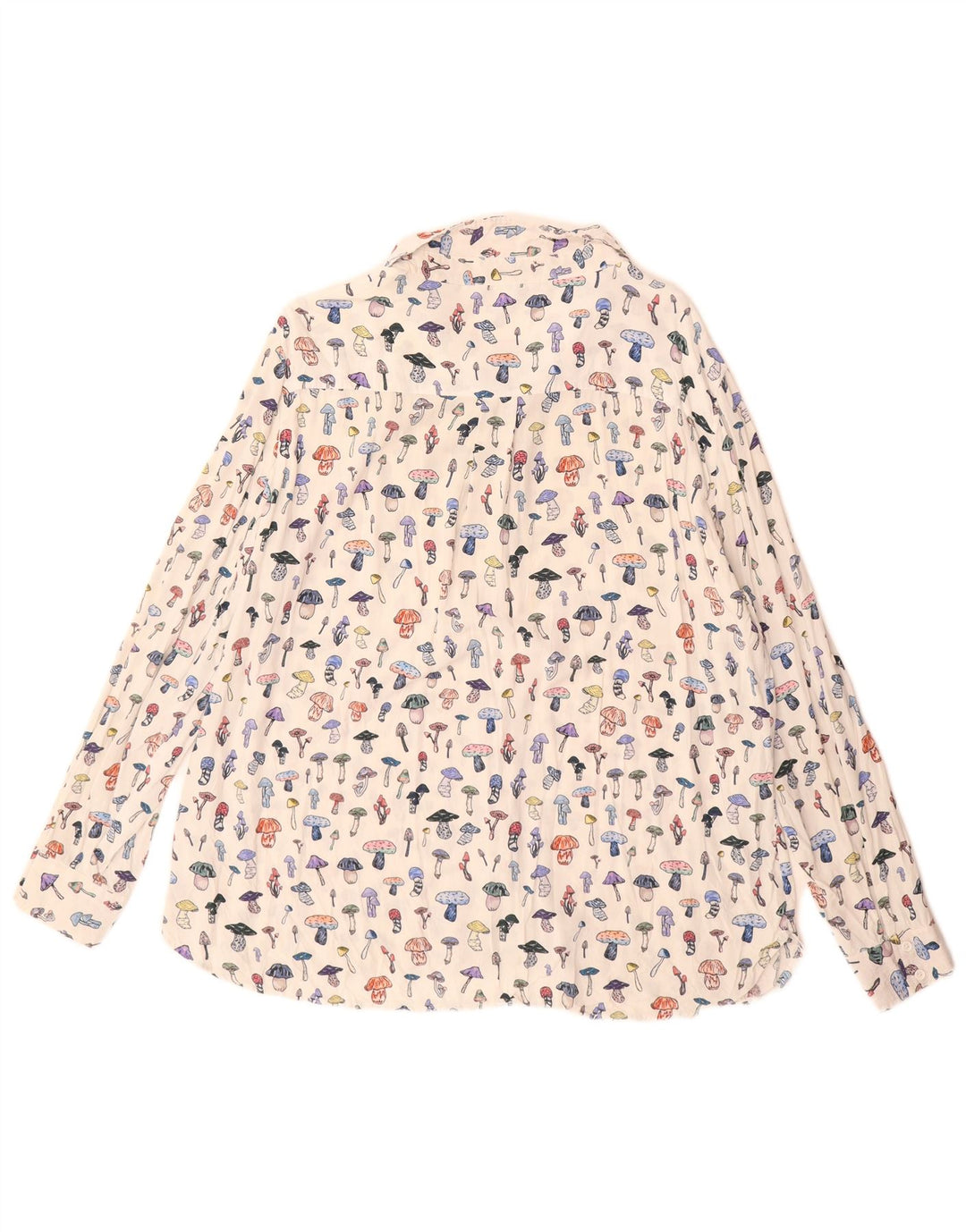 Bluză cămașă pentru femei cu model abstract de French Connection UK 14, mare, albă