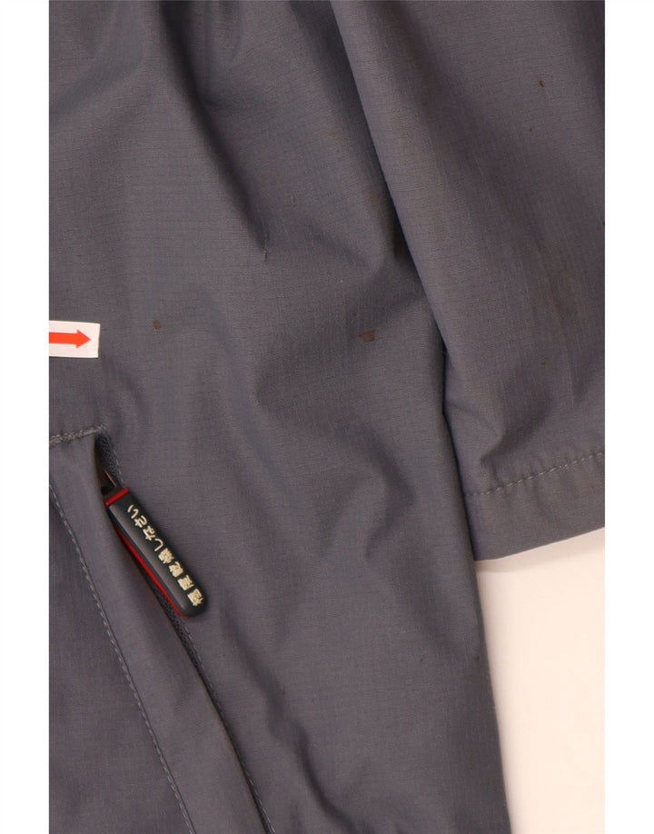 SUPERDRY Windhiker Windbreaker pentru bărbați cu glugă, UK 38, gri mediu