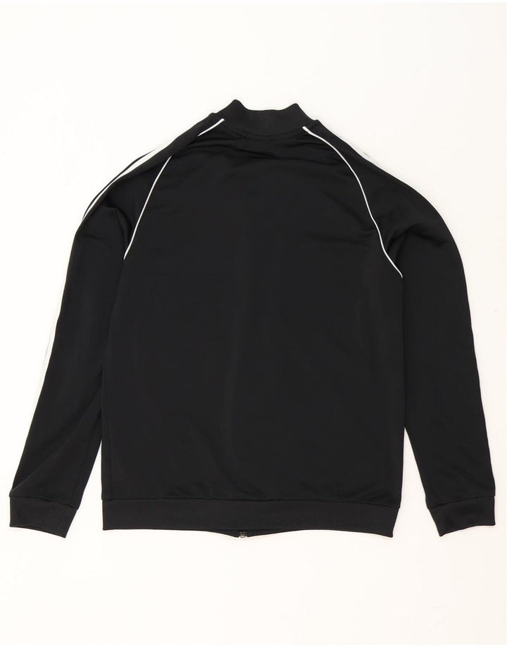 Jachetă de trening pentru băieți Adidas 13-14 ani, poliester negru