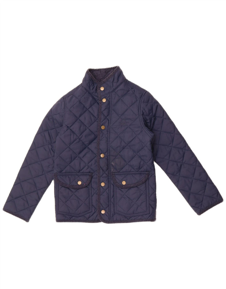 Jachetă matlasată Benetton pentru femei UK 10 Small Bleumarin