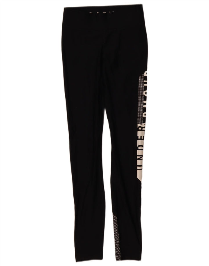 Leggings grafic UNDER ARMOUR pentru femei Heat Gear UK 4 XS Negru