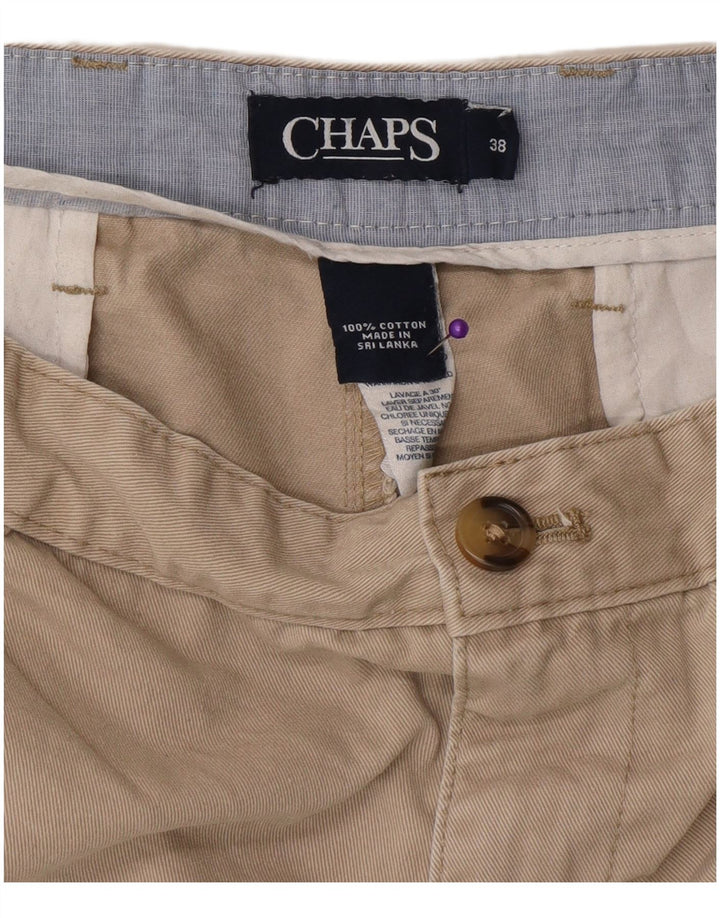 Pantaloni scurți chino pentru bărbați Chaps W38 XL, bumbac bej