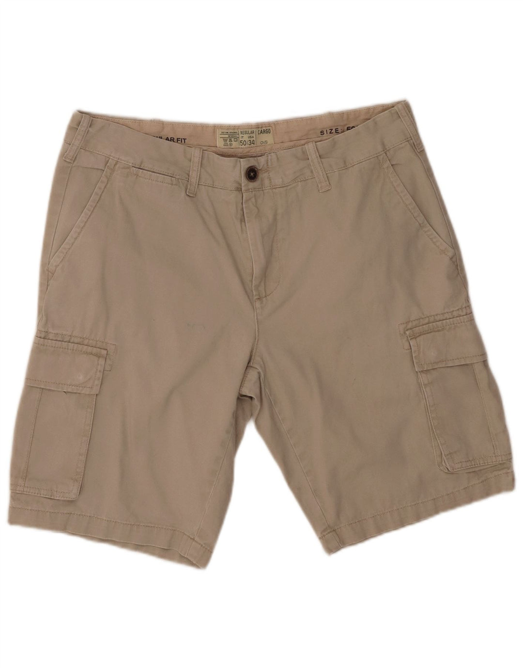 Pantaloni scurti cargo OVS pentru bărbați IT 50 Large W34 Beige Bumbac
