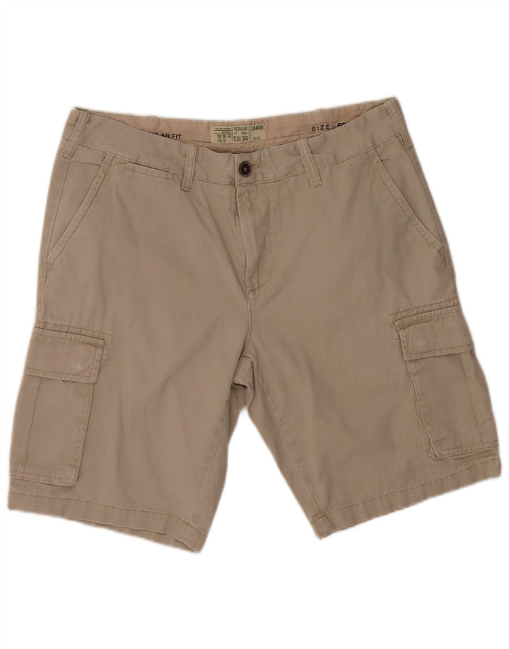 Pantaloni scurti cargo OVS pentru bărbați IT 50 Large W34 Beige Bumbac