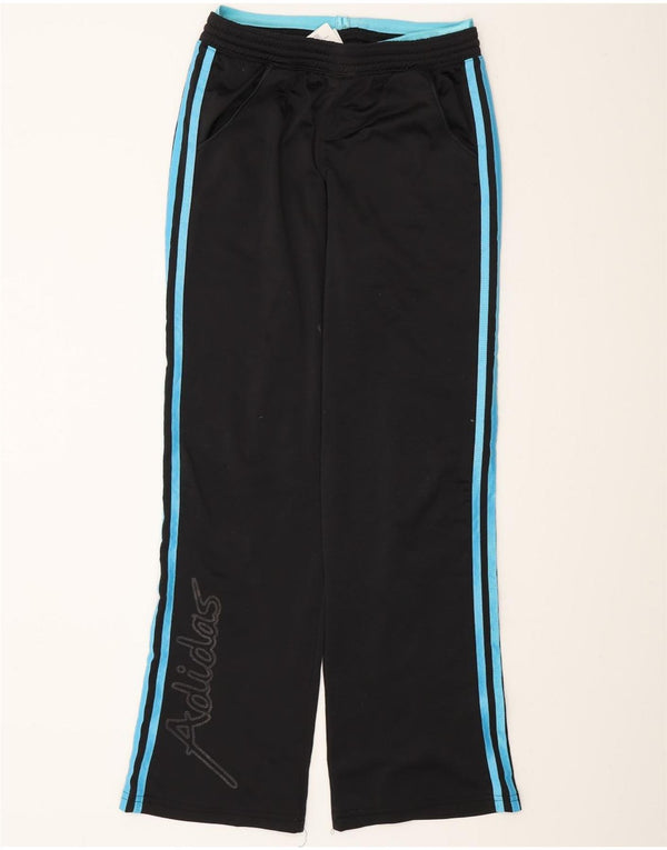 Pantaloni de trening cu grafic pentru băieți Adidas 15-16 ani, negru, color block