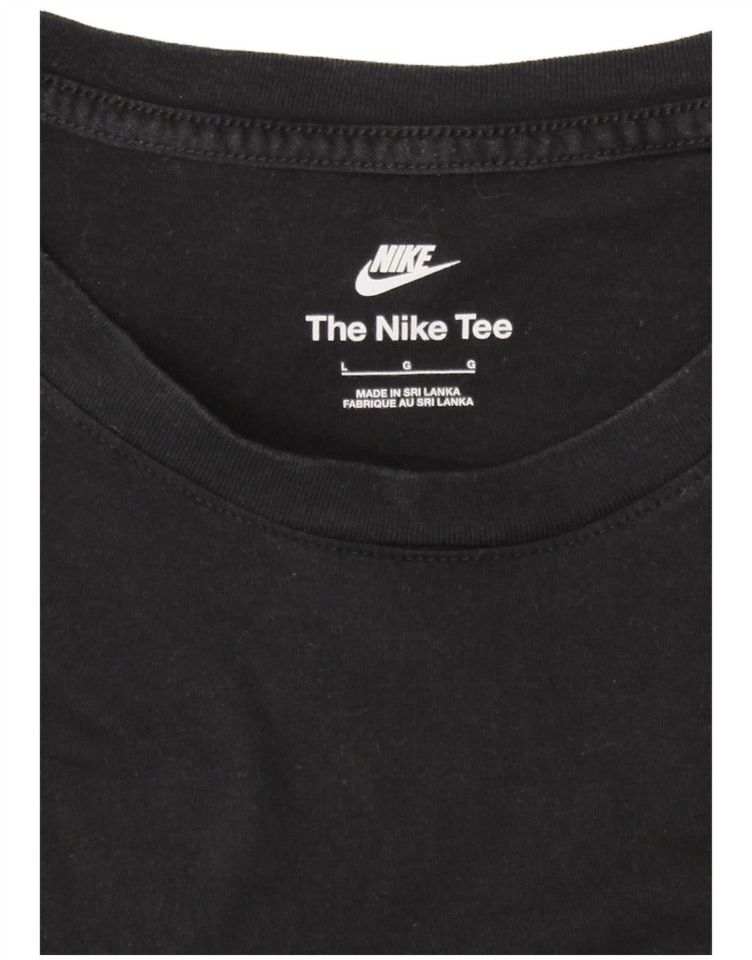 Tricou pentru bărbați Nike Top Large Negru