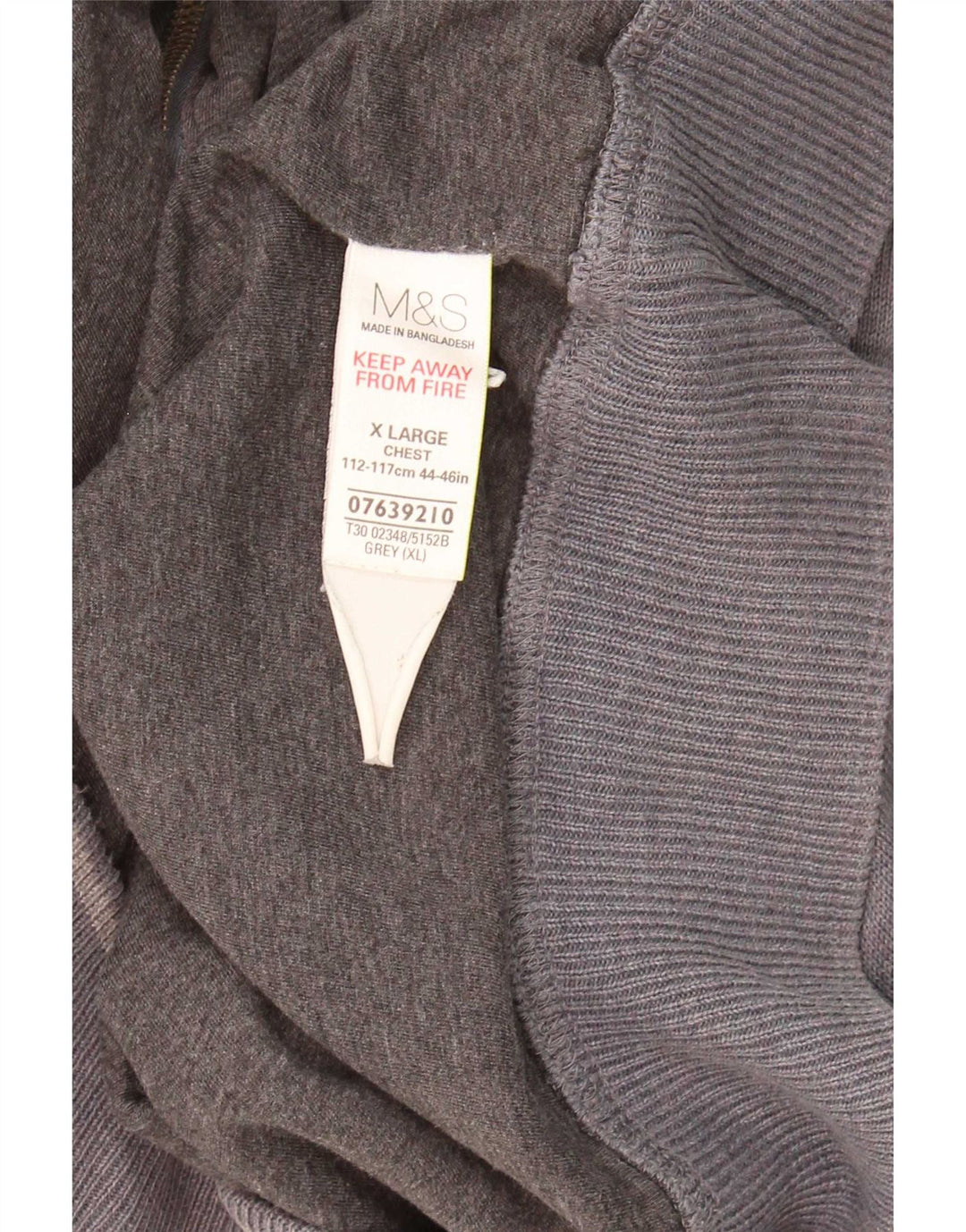 Pulover cardigan pentru bărbați Marks & Spencer XL bumbac gri