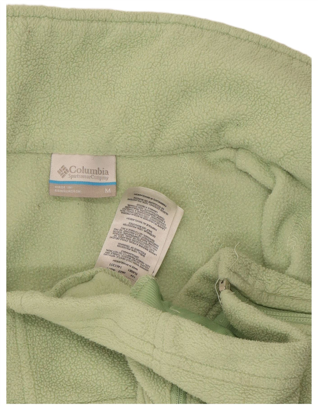 Jachetă fleece Columbia pentru femei UK 14 Poliester verde mediu