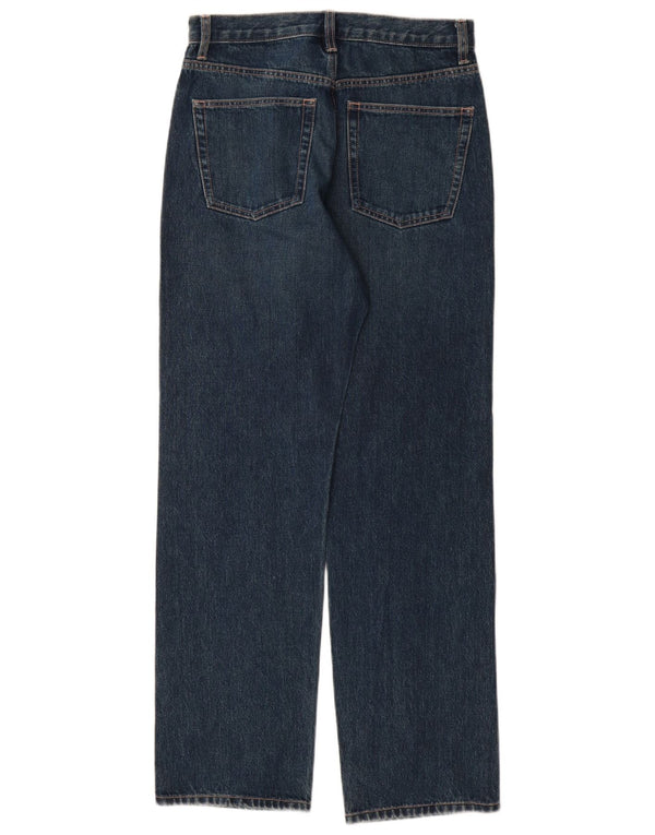 Blugi drepti pentru femei Topshop Kort W28 L32 Bumbac albastru