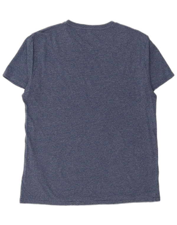 Tricou personalizat pentru bărbați POLO RALPH LAUREN Top mare din bumbac bleumarin