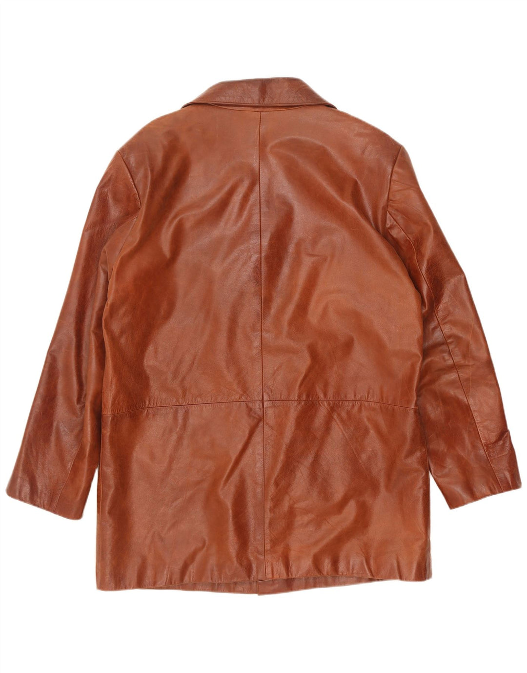 Jachetă de piele vintage pentru bărbați UK 44 2XL maro