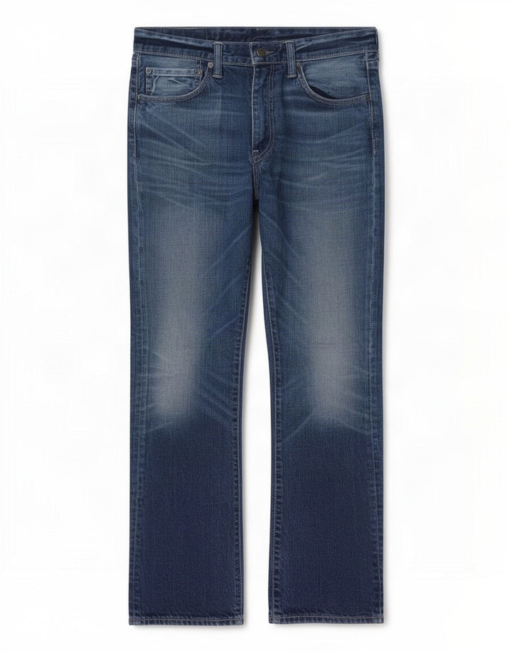 Blugi pentru bărbați Levi's 527 Bootcut W34 L32 Bumbac albastru