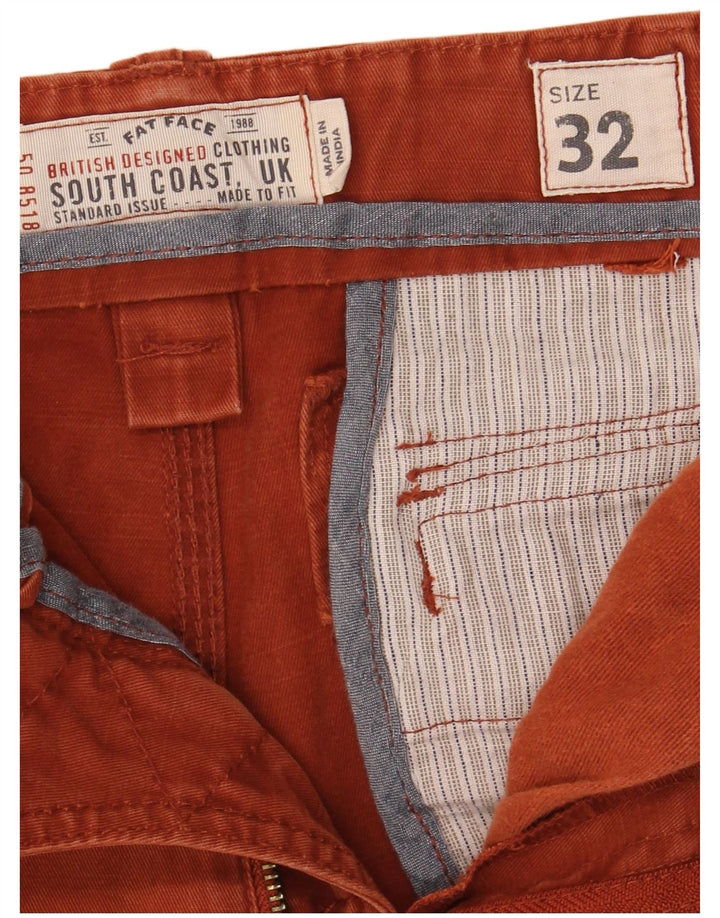 Pantaloni scurți cargo pentru bărbați Fat Face W32, bumbac maro mediu