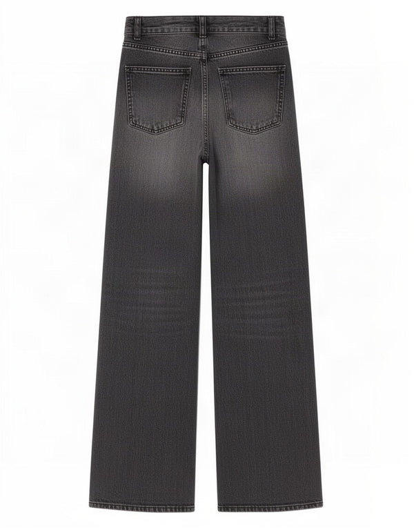 Blugi pentru femei cu picioare largi Zara EU 36 XS W26 L32 gri