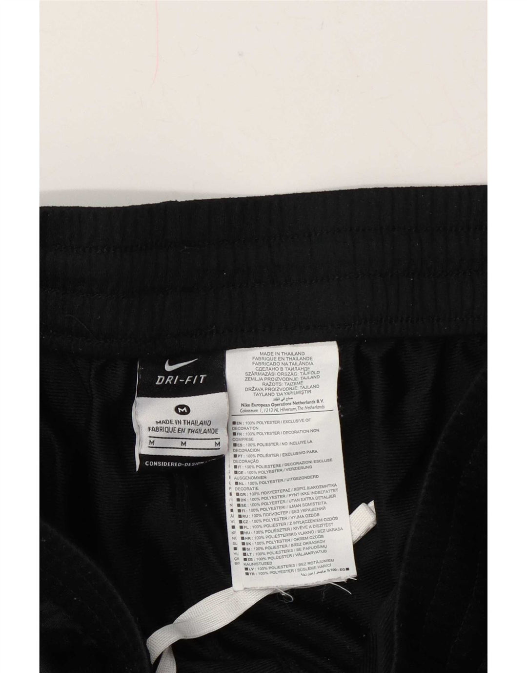 Pantaloni scurți sport Nike Dri Fit pentru bărbați, poliester mediu negru
