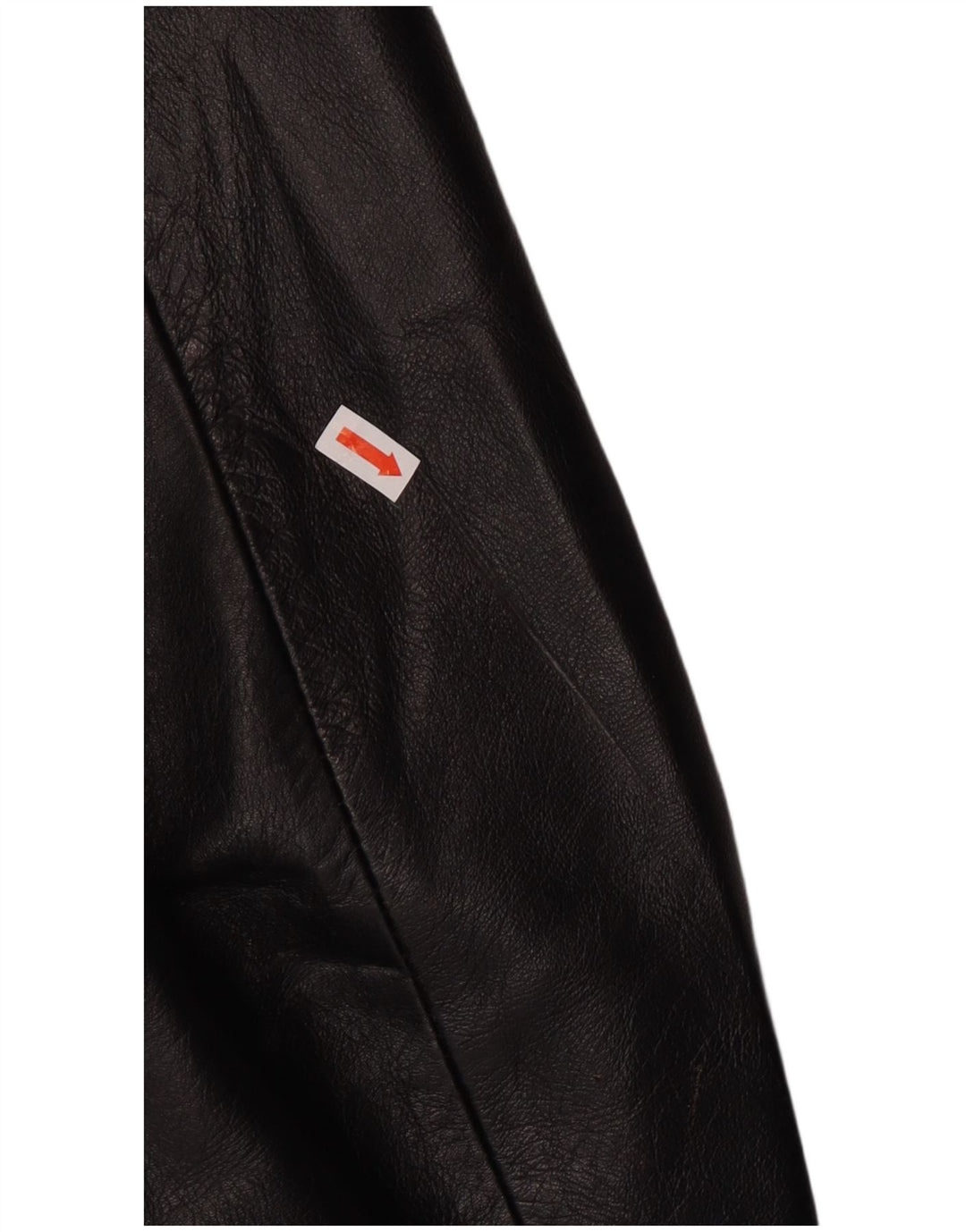 Jachetă de piele vintage pentru bărbați UK 38 Medium Black Classic