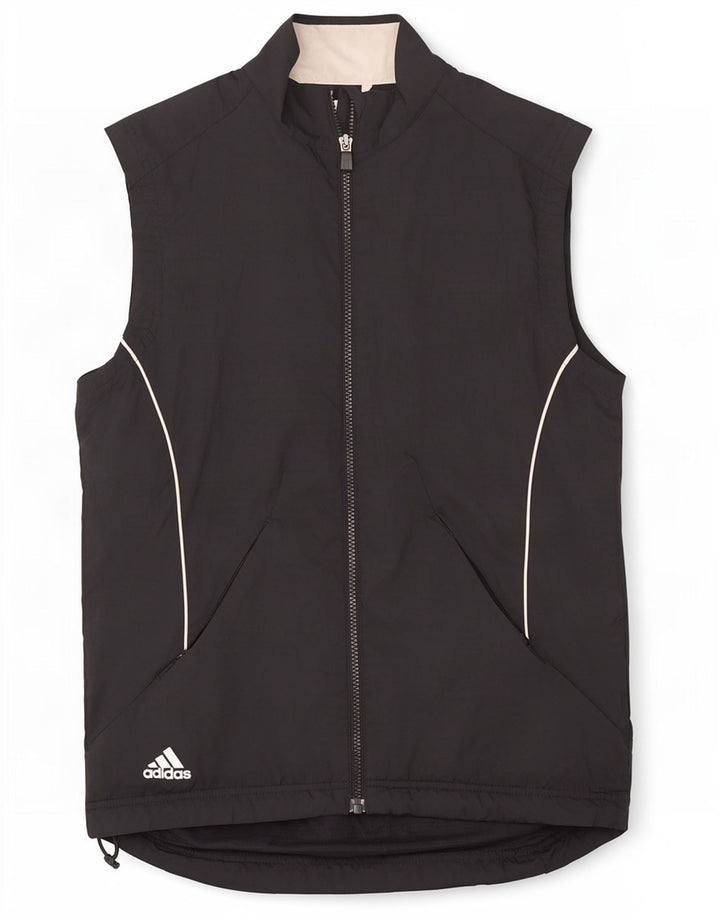 Jachetă de trening fără mâneci Clima Proof Adidas pentru bărbați, mică, neagră