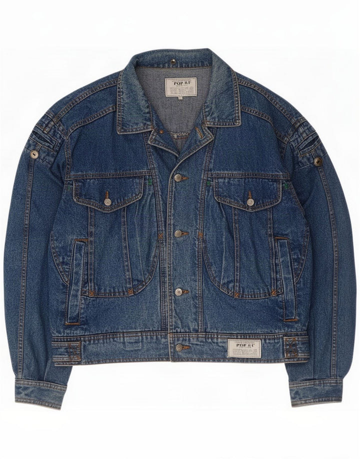 POP 84 Jachetă de blugi pentru bărbați UK 40 Large Blue
