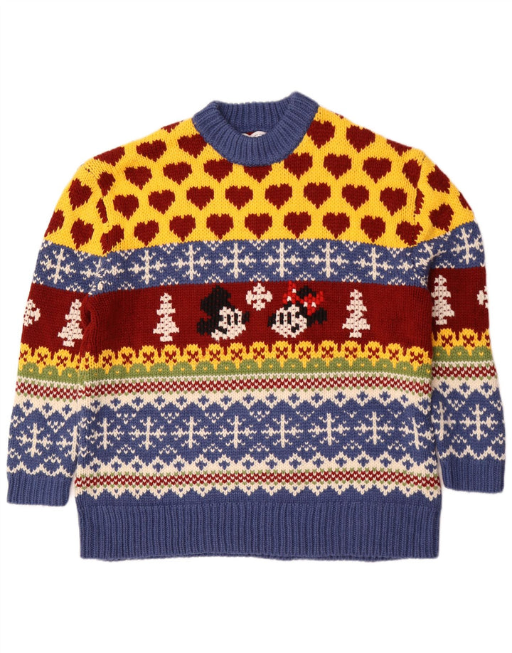 Pulover pentru bărbați Mickey Mouse cu gât crew de la Zara, mediu multicolor