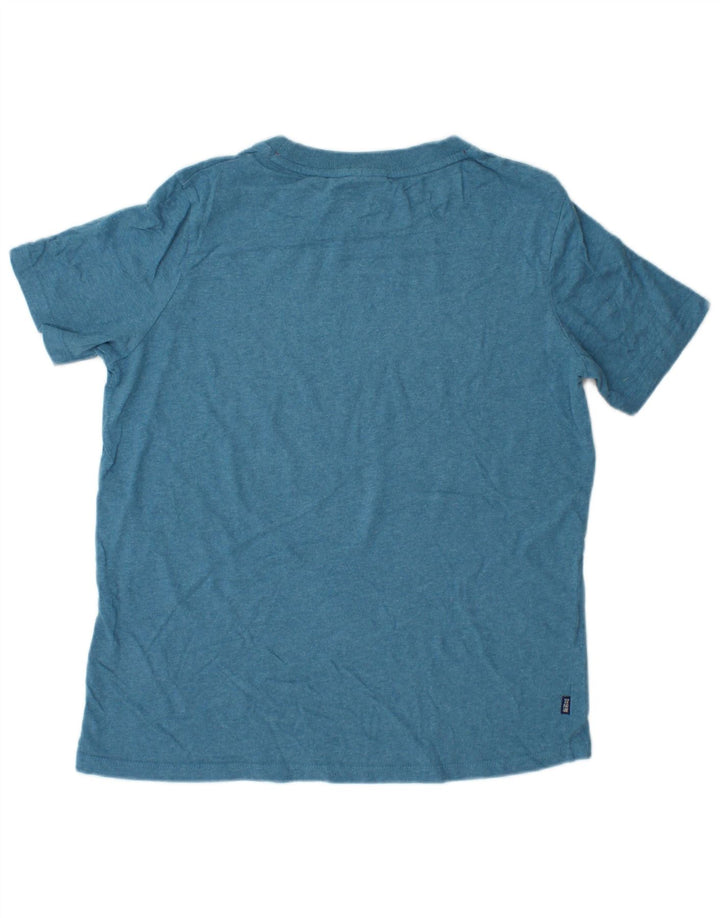 SUPERDRY Tricou pentru femei Top UK 10 Small Blue Bumbac