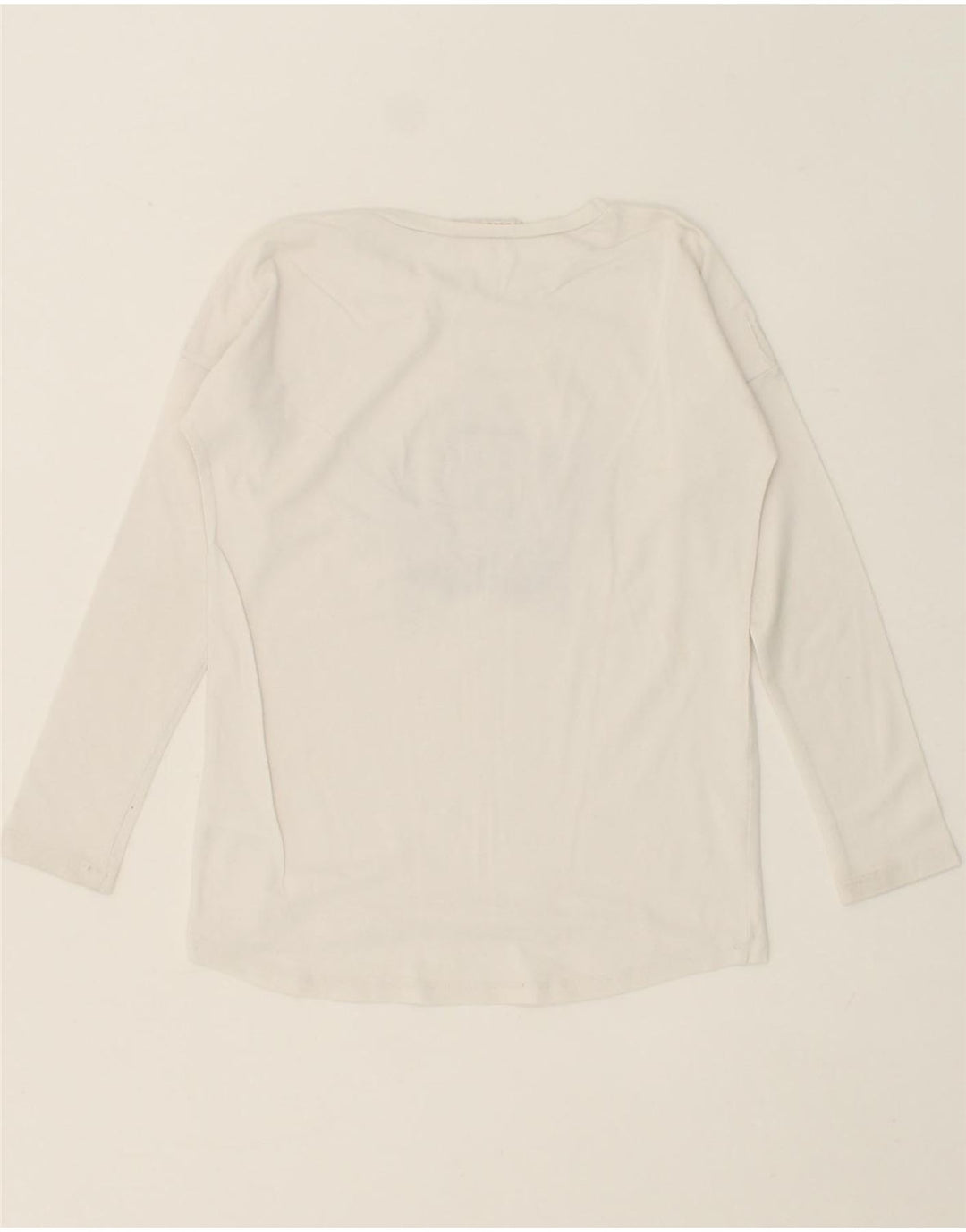LIU JO Girls Graphic Top Long Sleeve 5-6 Years White Vintage Liu Jo and Second-Hand Liu Jo from Messina Hembry 