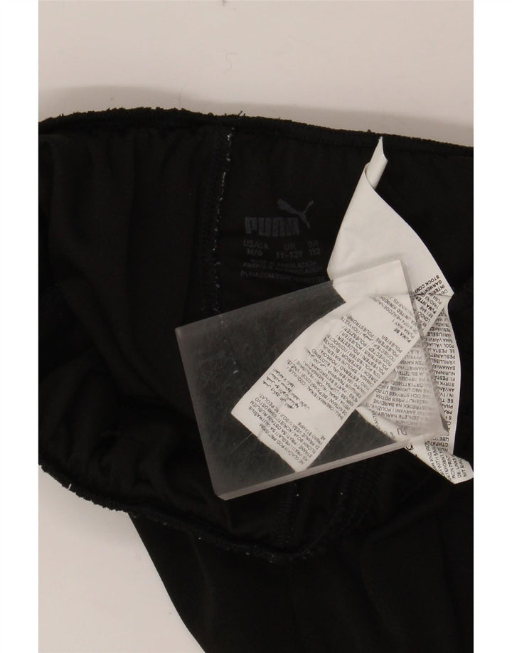 Pantaloni scurti sport PUMA băieți 11-12 ani poliester negru
