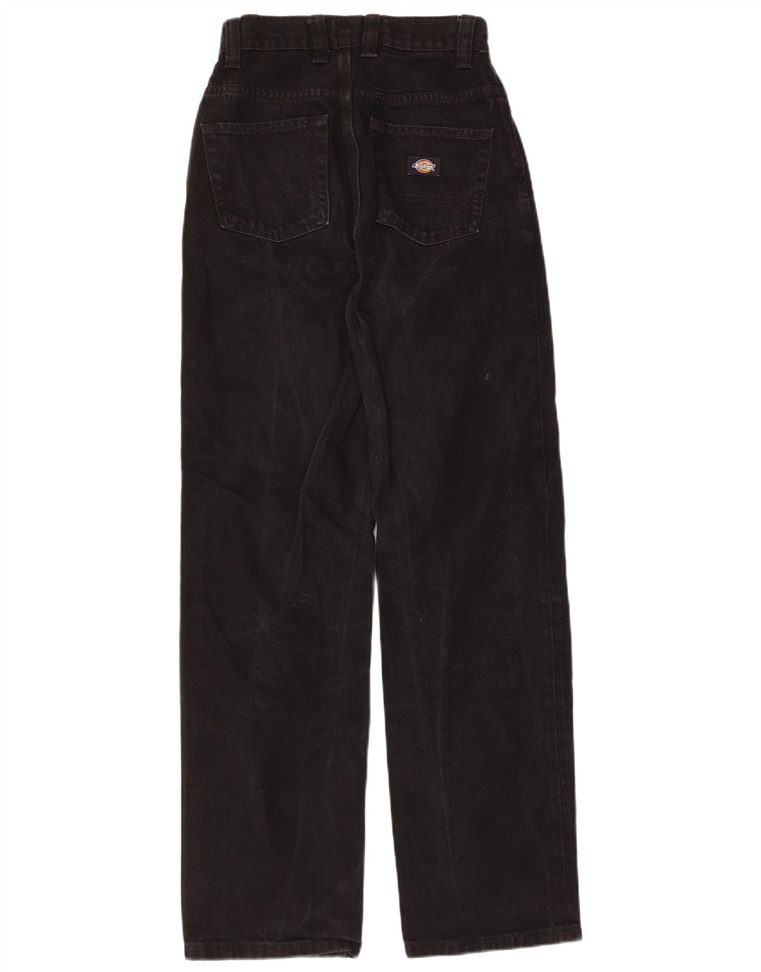 DICKIES Blugi de damă cu talie înaltă W25 L30 bumbac negru