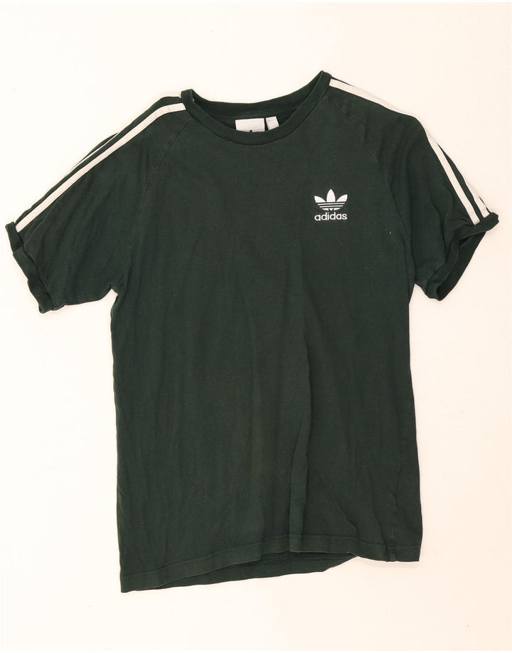 Tricou pentru bărbați Adidas Top, bumbac verde mediu
