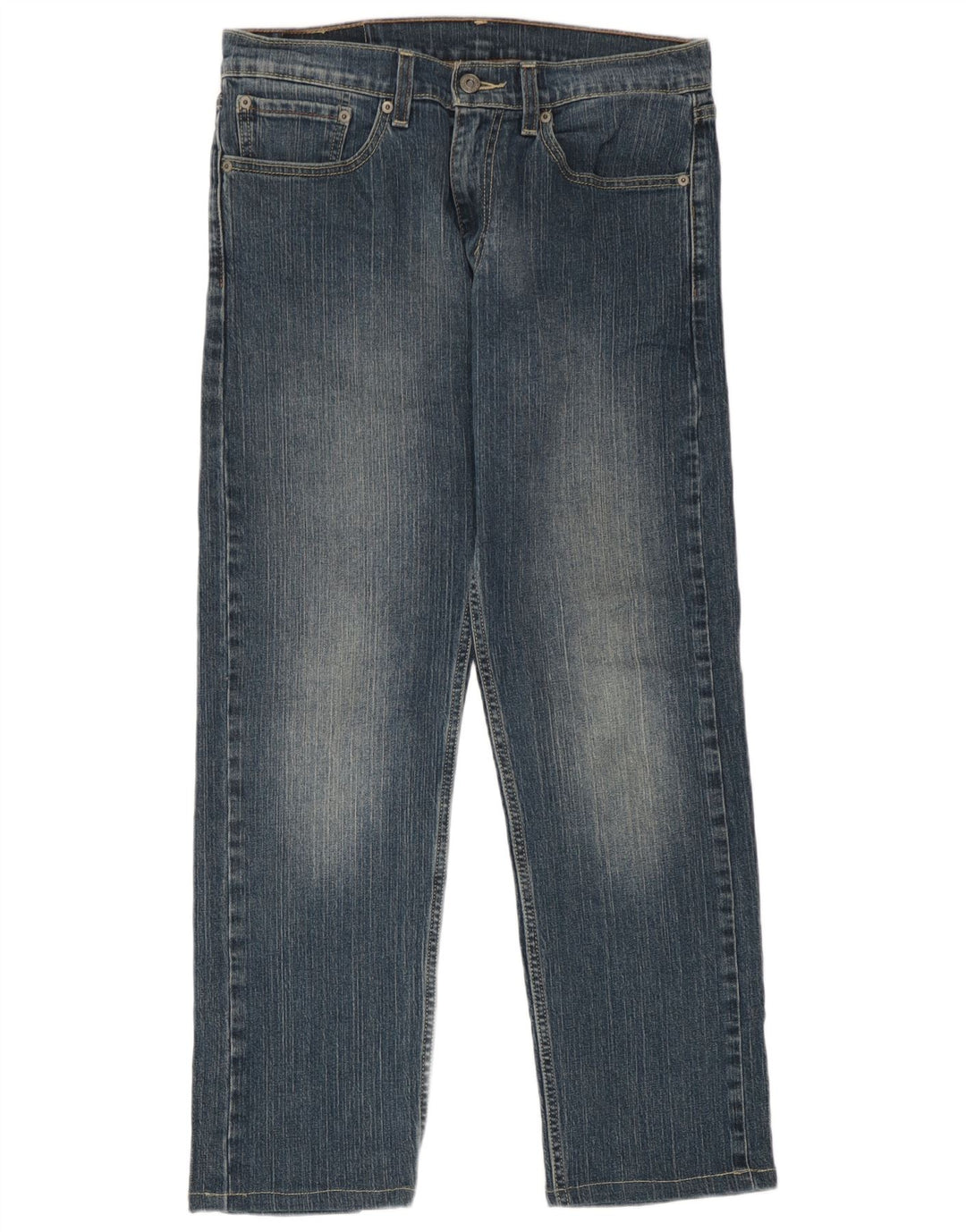 Blugi drepti pentru bărbați Levi's 505 W31 L27 Bumbac albastru