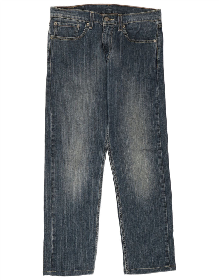 Blugi drepti pentru bărbați Levi's 505 W31 L27 Bumbac albastru