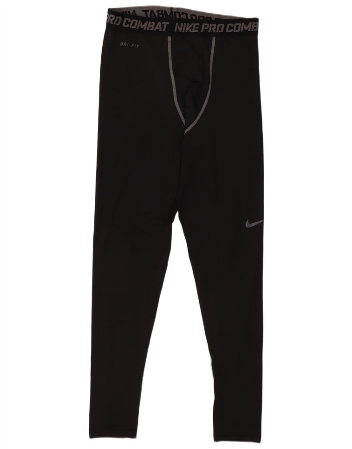 Leggings cu grafică de compresie Nike pentru bărbați, mari, negri