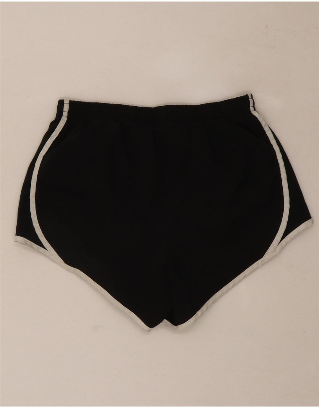 Pantaloni scurți sport Nike Dri Fit pentru femei UK 12 Poliester mediu negru
