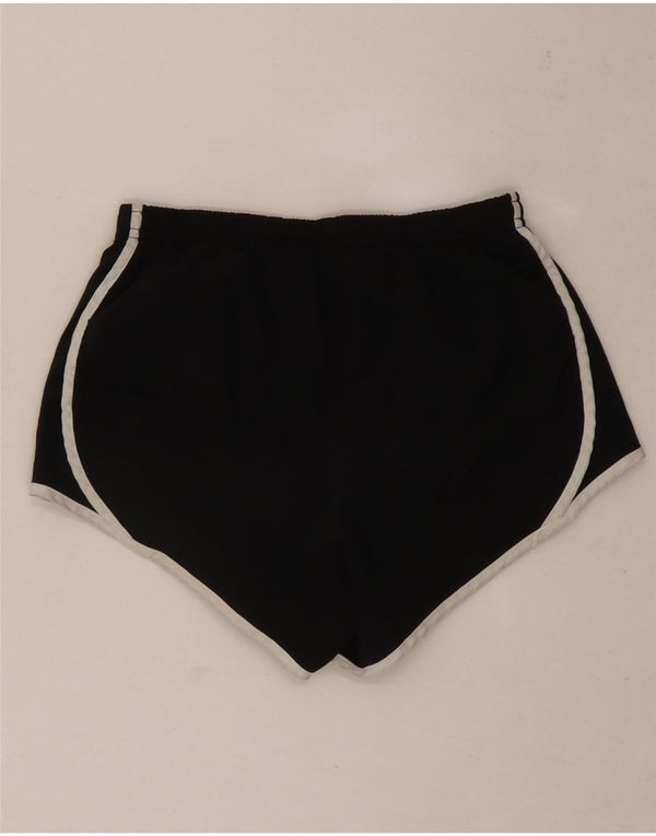 Pantaloni scurți sport Nike Dri Fit pentru femei UK 12 Poliester mediu negru