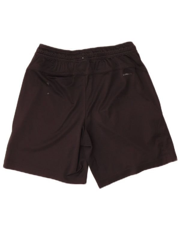 Pantaloni scurți sport adidas Climalite pentru băieți 9-10 ani XS poliester negru