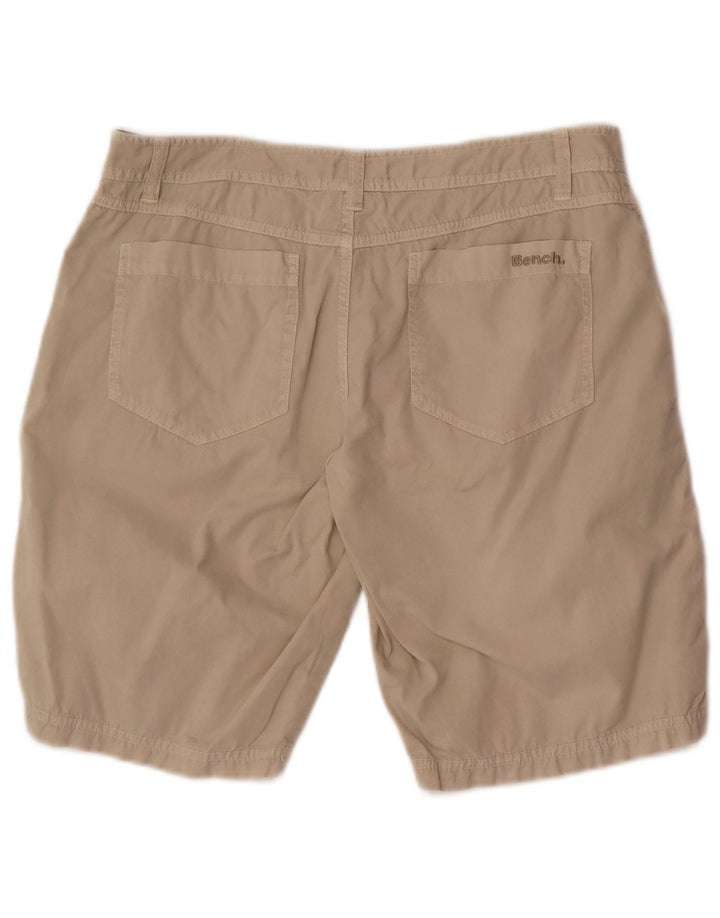 Pantaloni scurți chino pentru bărbați Bench W28 Small Beige Bumbac