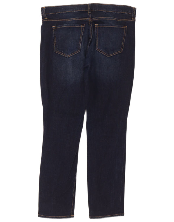 Gap Blugi drepte pentru femei UK 12 Medium W34 L29 Bleumarin Bumbac