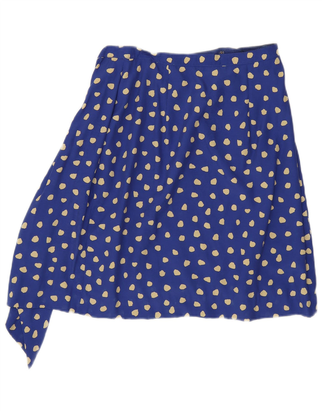Fusta A-Line pentru femei Vintage W26 Small Blue Spotted