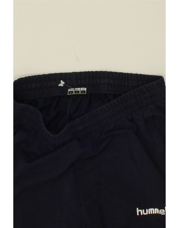 HUMMEL Mens Tracksuit Trousers Joggers Small Navy Blue Cotton Vintage Hummel and Second-Hand Hummel from Messina Hembry 