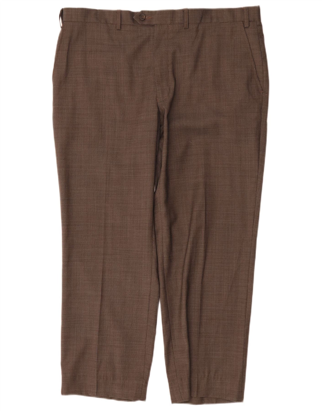 Marks & Spencer Pantaloni drepți pentru bărbați L38 L29 Lână maro