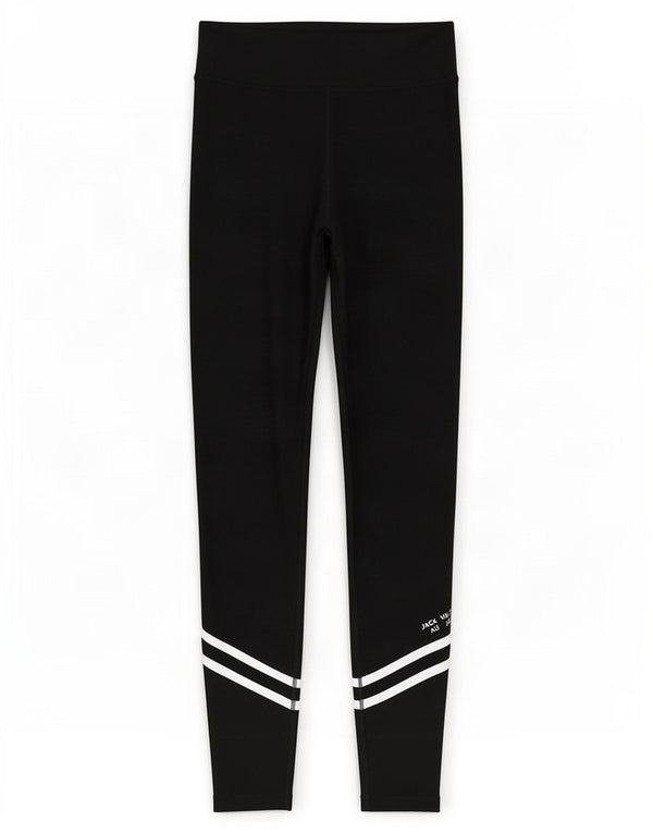 Leggings pentru femei Jack Wills UK 12 Medium Black