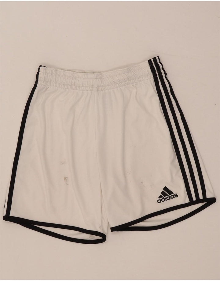 Pantaloni scurți sport pentru bărbați Adidas Mic, alb, poliester