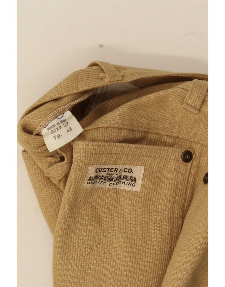 Pantaloni casual de damă Vintage Bootcut W27 L32 maro