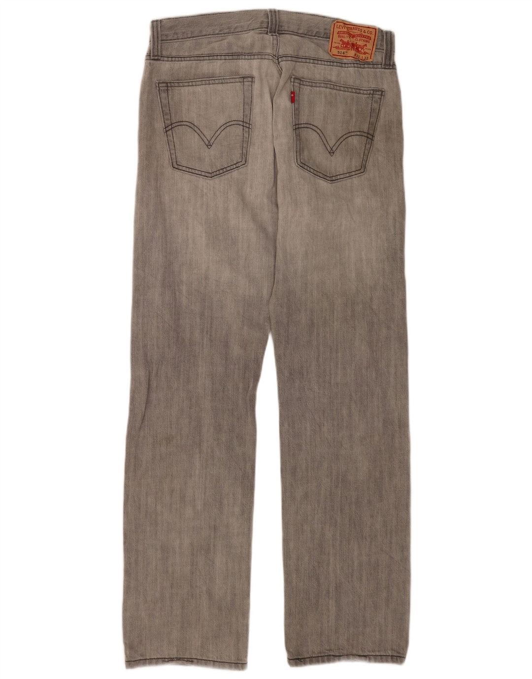 Blugi Levi's 514 Slim Straight pentru bărbați W32 L32 bumbac gri