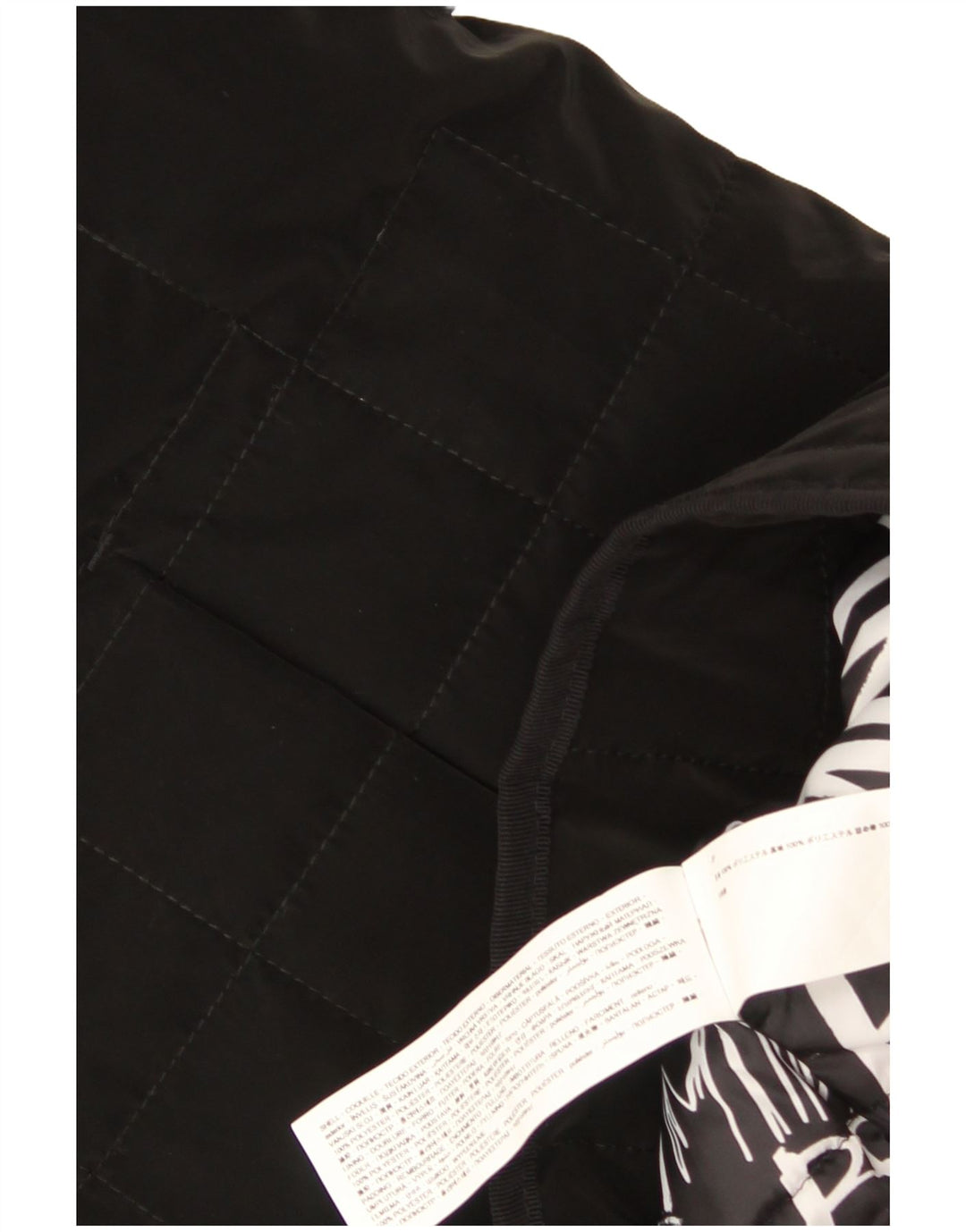 Palton matlasat pentru femei Desigual UK 18 XL poliester negru