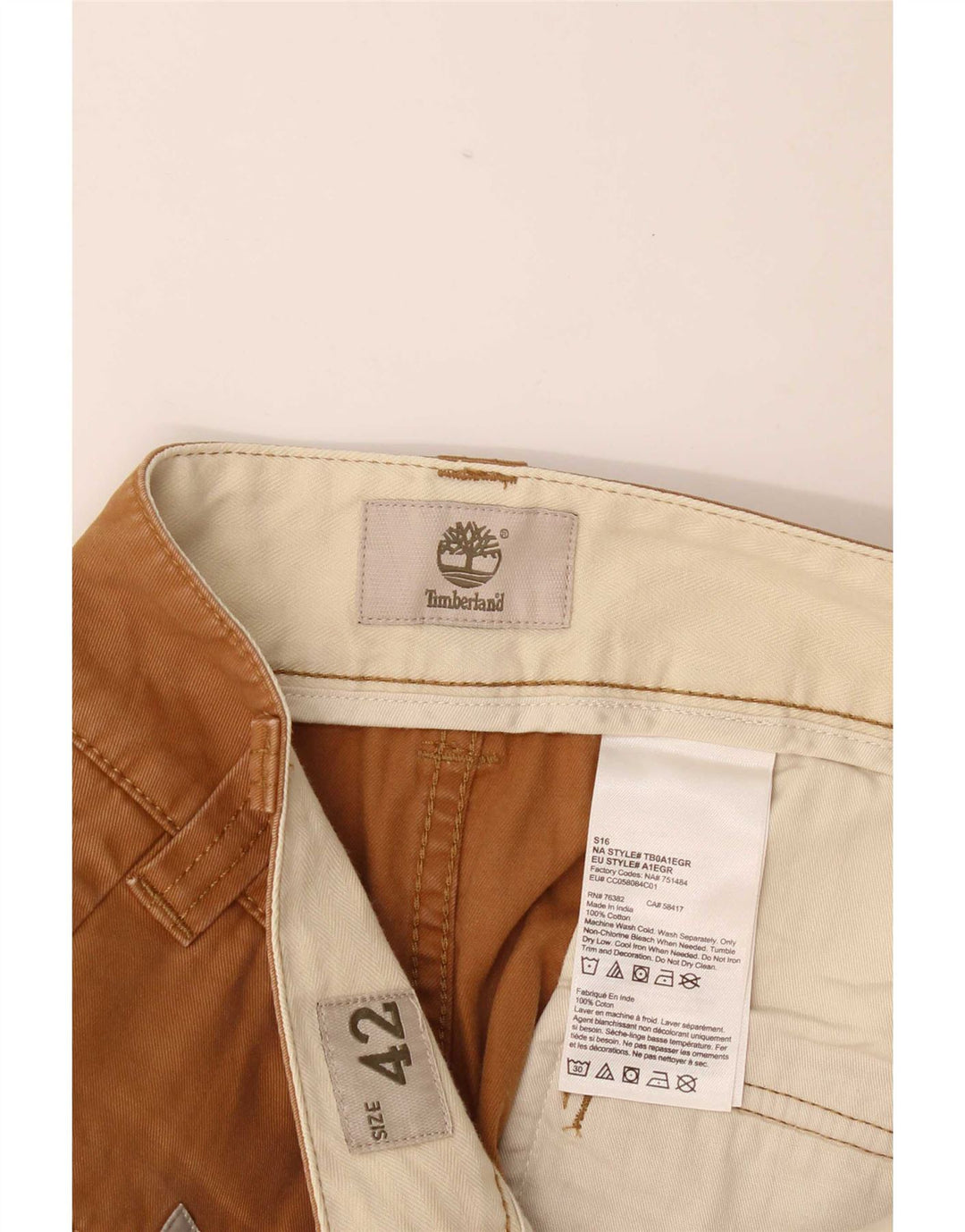 Pantaloni scurți cargo pentru bărbați Timberland W42 2XL bumbac maro